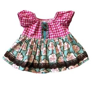 Matilda Jane Platinum • Gingham Dress - 12 mos